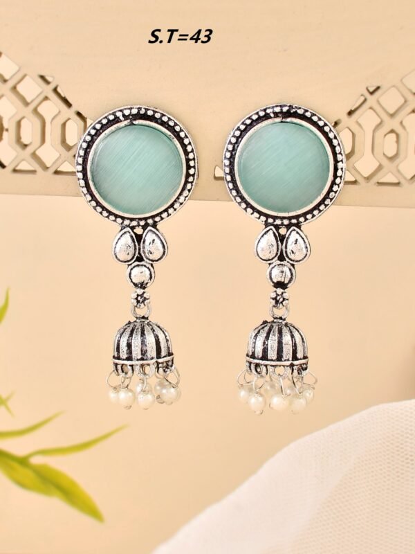 Combo Set – 2 Traditional Jhumkas & 1 Stylish Earring | Ethnic + Western Mix | Premium Finish