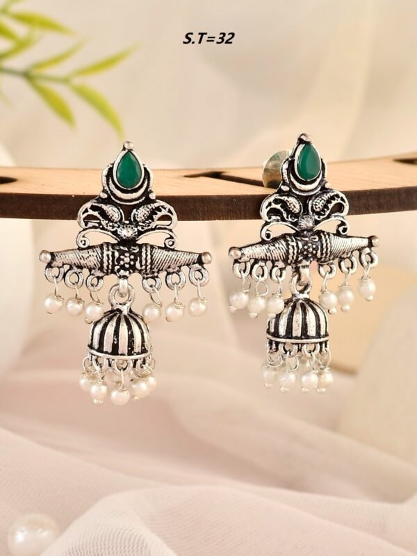 Combo of 3 Traditional Jhumkas for Women | Ethnic & Party Wear Earrings | Premium Quality - Image 2