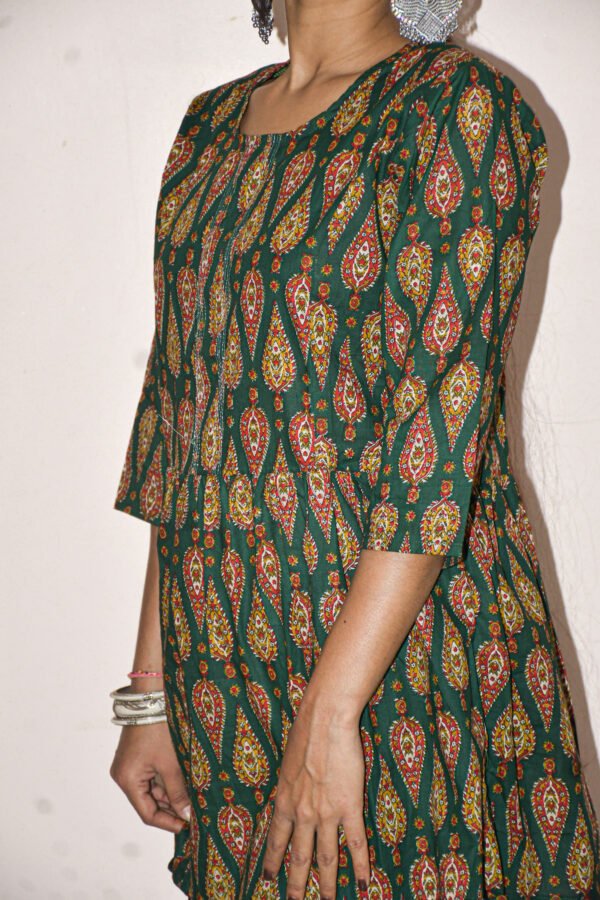 Sage Bloom Kurti - Image 2