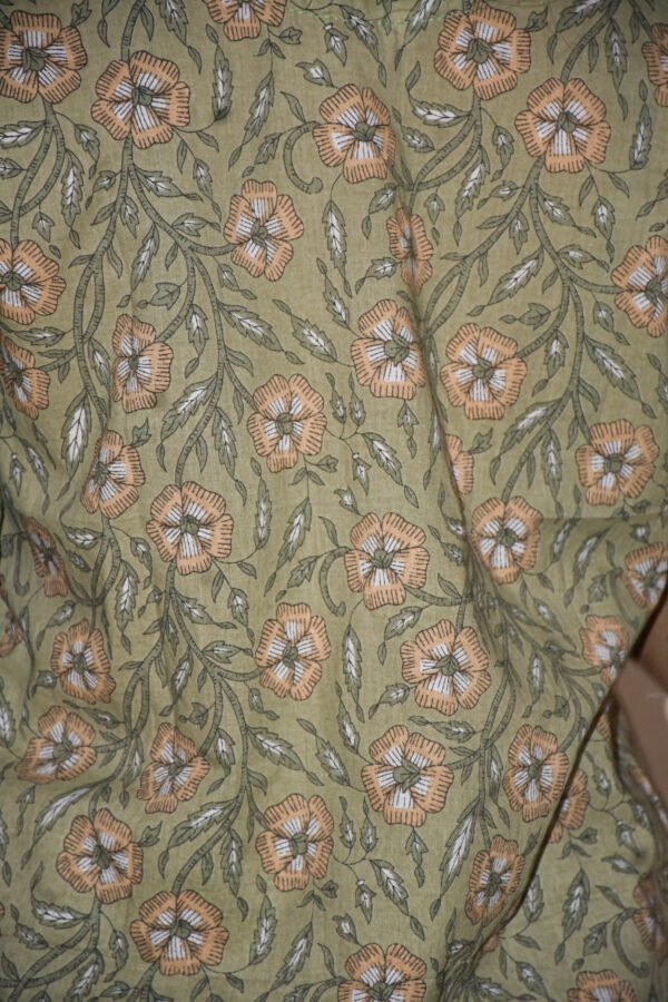 Elegant Light Green  Cotton Kurti - Image 5