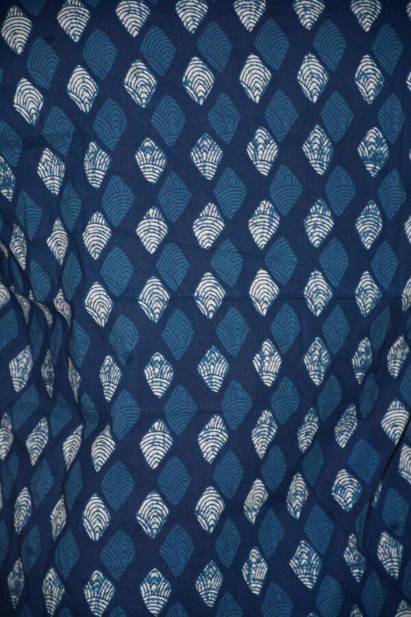 Chic Navy Blue Unique Ethnic Print - Image 2