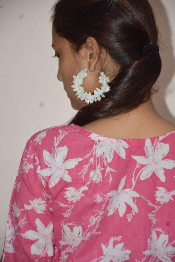Neck Charm Pink Kurti - Image 5